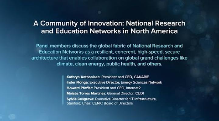 Preview image for the video "A Community of Innovation: National Research and Education Networks in North America".